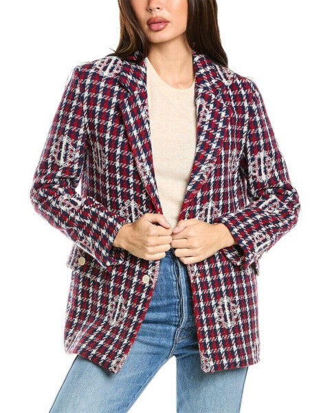 Maje Wool-Blend Suit Blazer Women's