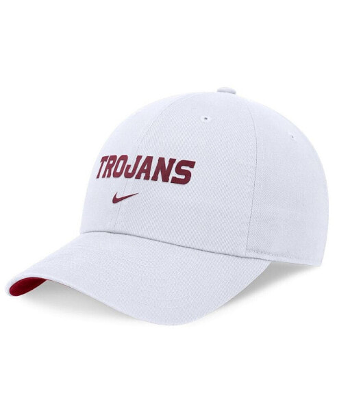 Men's and Women's White USC Trojans 2024 Sideline Club Adjustable Hat