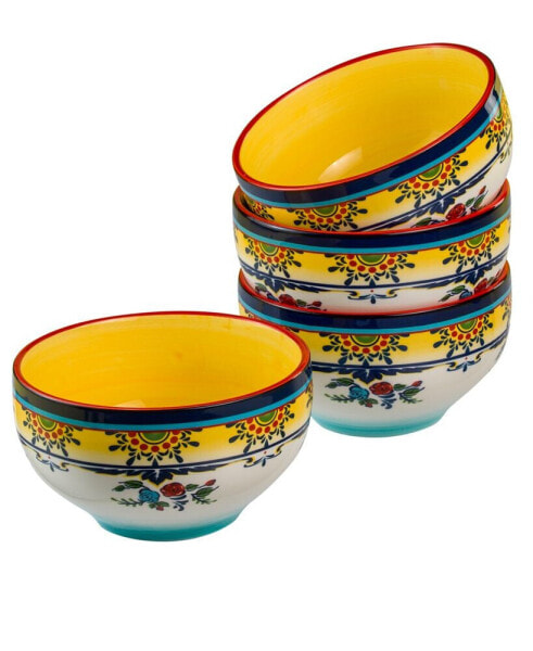 Zanzibar 4 Piece All Purpose Bowl Set, Service For 4