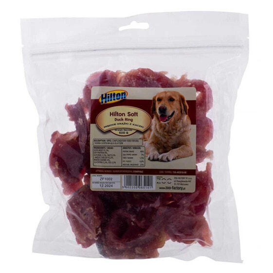 HILTON Soft duck rings 500g dog treat