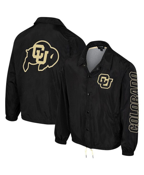 Men's and Women's Black Colorado Buffaloes Coaches Full-Snap Jacket