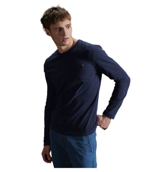 SUPERDRY Orange Label Vintage Embroidered long sleeve T-shirt