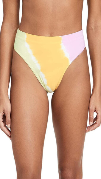 L*Space 284614 Frenchi Bitsy Bikini Bottoms, Diagonal Sunburst, XS