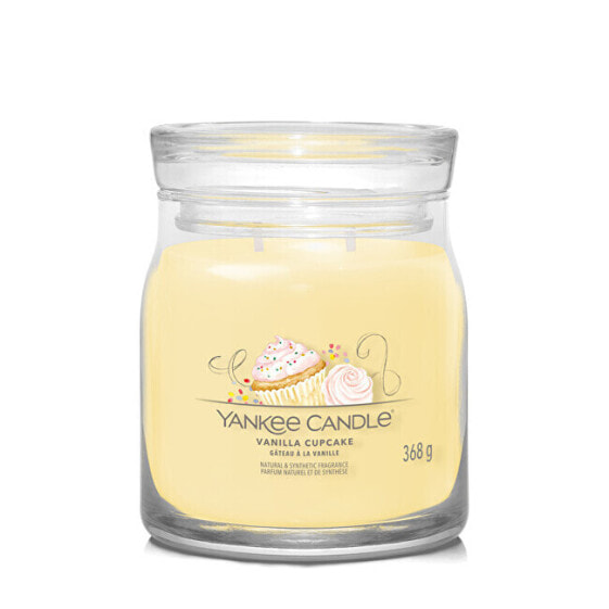 Aromatic candle Signature glass medium Vanilla Cupcake 368 g