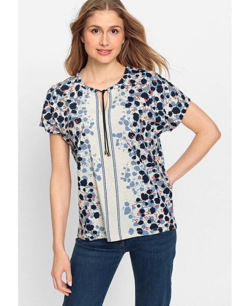 Short Sleeve Printed Tunic T-Shirt