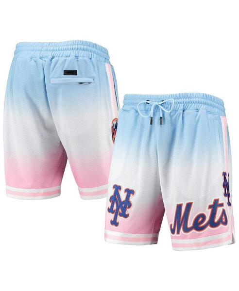 Men's Blue, Pink New York Mets Team Logo Pro Ombre Shorts