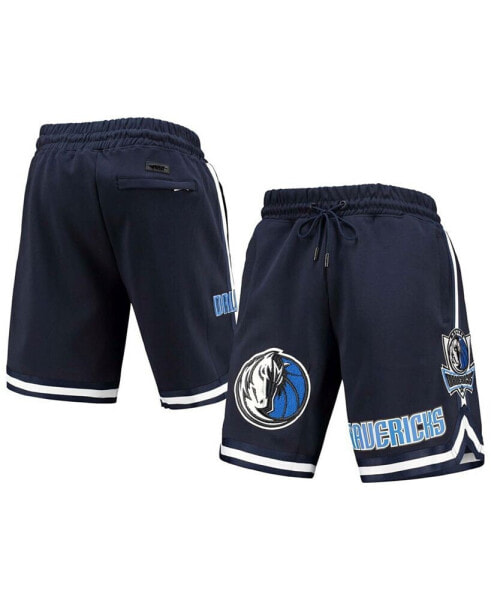 Men's Navy Dallas Mavericks Chenille Shorts