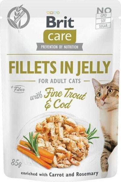 Brit CARE KOT saszetka FJ FINE TROUT&COD /24 85g