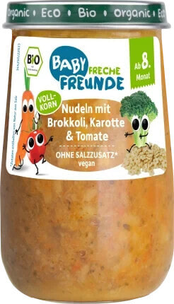 Menü Nudeln mit Brokkoli, Karotte & Tomate, 190 g