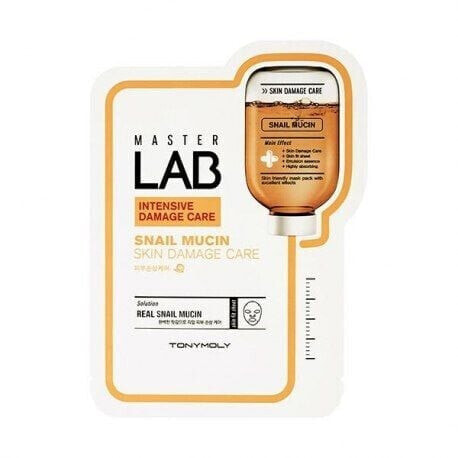 Tonymoly Nawilżająca maska do twarzy Master Lab Snail Mucin 18g