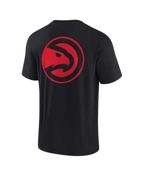 Men's and Women's Black Atlanta Hawks Super Soft T-shirt