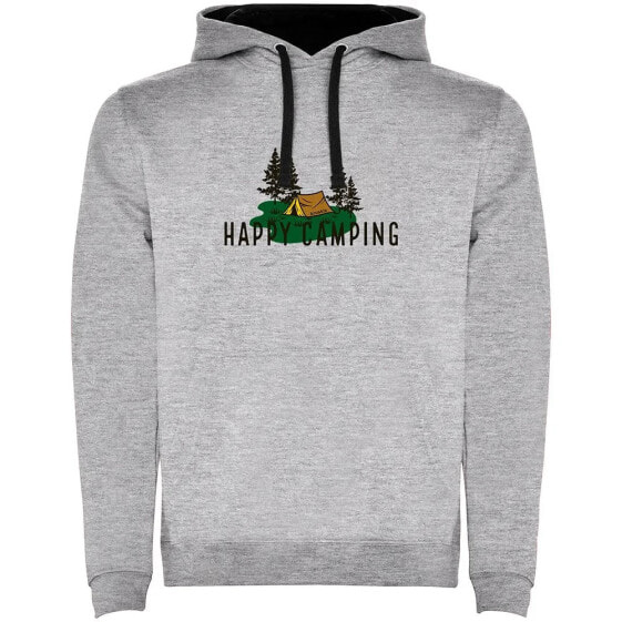 KRUSKIS Happy Camping Two-Colour hoodie