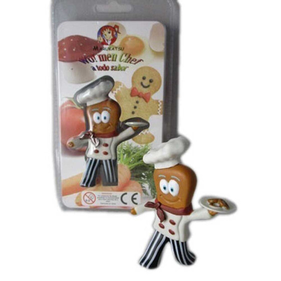 MARUKATSU Wo!men Chef Gingerbread Figure