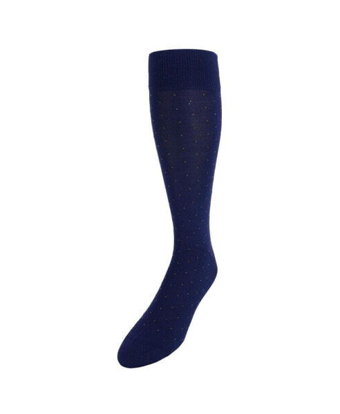 Trafalgar Gerald Classic Pin Dot Mercerized Cotton Socks