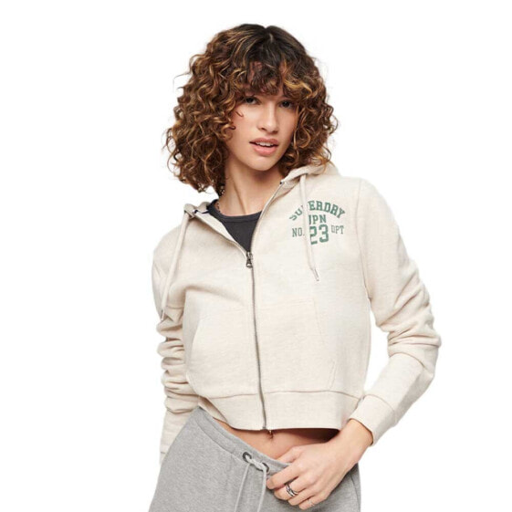 SUPERDRY Athletic Essential Crop full zip sweatshirt