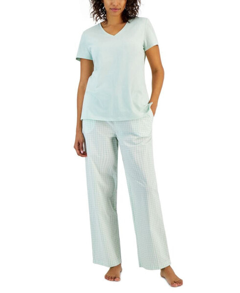 Women's Woven Drawstring Pajama Pants, Created for Macy's