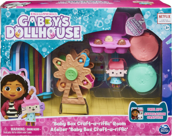 Spin Master Spin Master Gabby's Dollhouse Deluxe Room - Craft-a-riffic Room, Backdrop