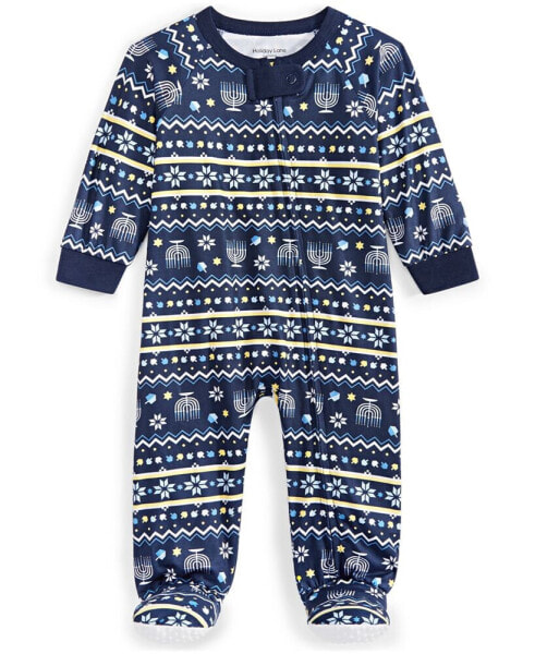 Baby Hanukkah Footed Pajamas