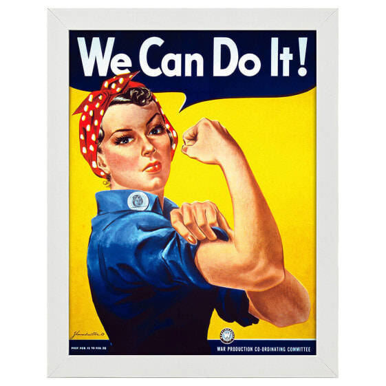 Bilderrahmen Poster We Can Do It!