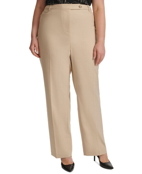 Plus Size High-Rise Modern-Fit Pants