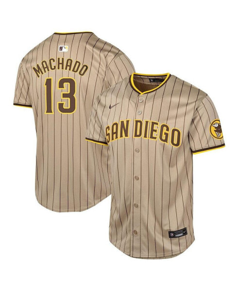 Big Boys and Girls Manny Machado Sand San Diego Padres Alternate Limited Player Jersey