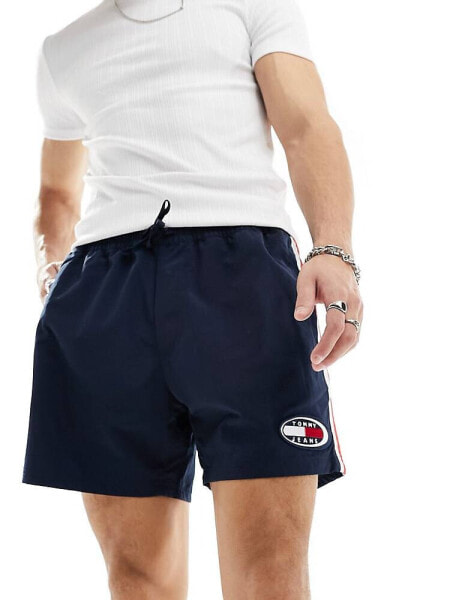 Tommy Jeans archive beach shorts in navy