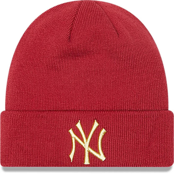 NEW ERA Metallic Logo Cuff Beanie