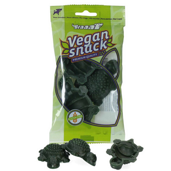 BRAAAF Vegan Snack 3 Green Turtles 170g Dog Snack