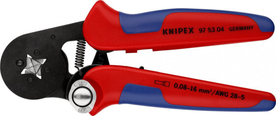 Knipex Szczypce do zagniatania tulejek samonastawne 180mm (97 53 04)