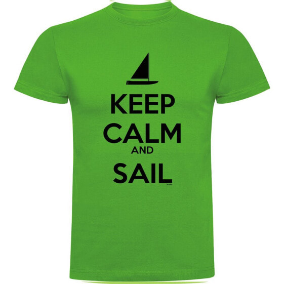 KRUSKIS Keep Calm And Sail short sleeve T-shirt