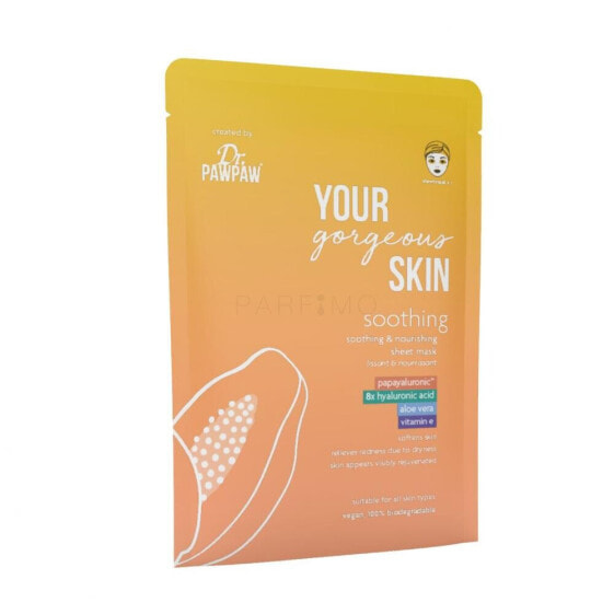 Dr. PAWPAW Your Gorgeous Skin Soothing Sheet Mask 25 ml gesichtsmaske für Frauen