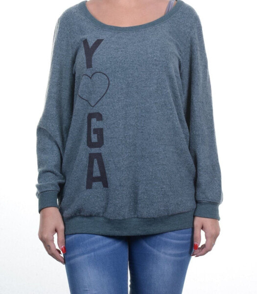 Толстовка DREAMR Scoop Neck Yoga Forest GREEN