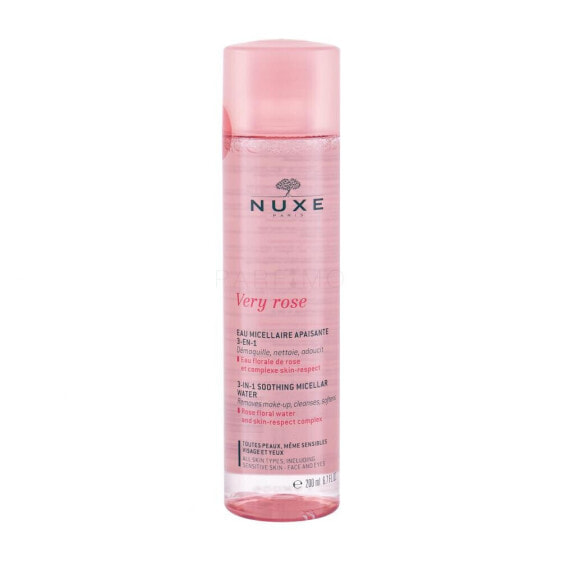 NUXE Very Rose 3-In-1 Soothing 200 ml mizellenwasser für Frauen