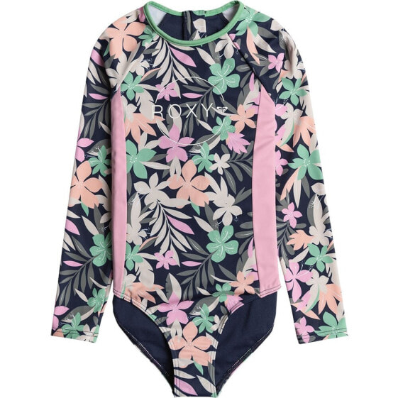 Roxy Ilacabo Active Onesie Printed Long Sleeve Body Rashguard