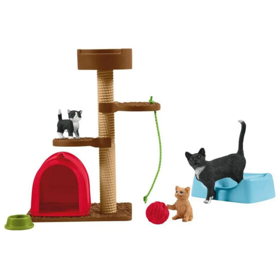 SCHLEICH Playtime For Cute Cats Figure