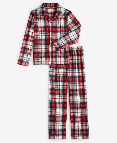 Family Pajamas Little & Big Kids 2-Pc. Cotton Winterton Plaid Family Holiday Pajamas, Created for Macy's