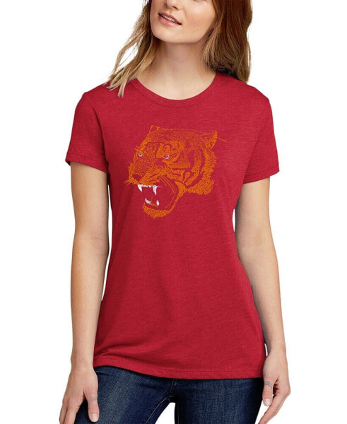 Women's Word Art Beast Mode T-Shirt