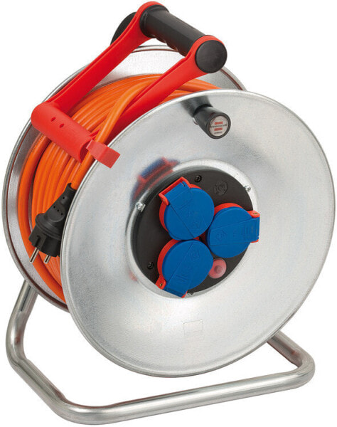 Brennenstuhl Outdoor-Kabeltrommel Garant S IP44 40m Kabel Trommel aus Stahlblech