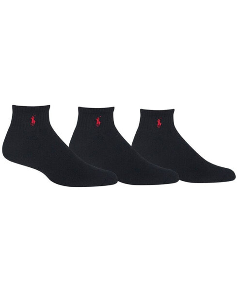 Men's Socks, Extended Size Classic Athletic Quarter 3 Pack