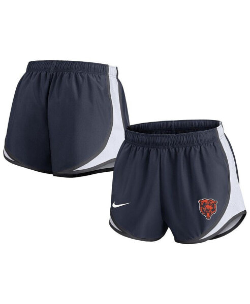 Women's Navy Chicago Bears Performance Tempo Shorts