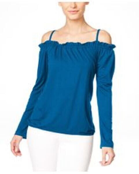 Топ INC Off Shoulder Blue XL