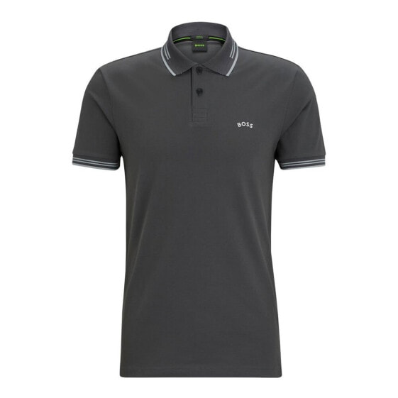 BOSS Paul Curved short sleeve polo