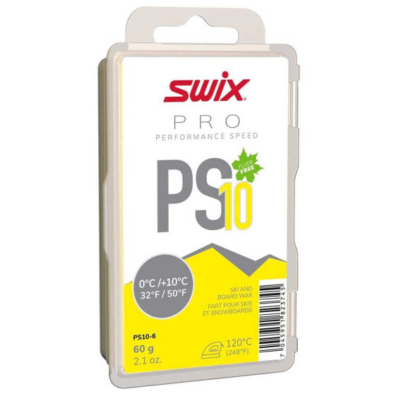 SWIX PS10 0ºC/+10ºC 60 g Board Wax