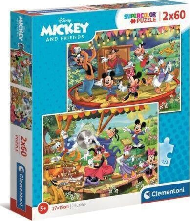 Clementoni Puzzle 2x60 Miki i Przyjaciele 21620