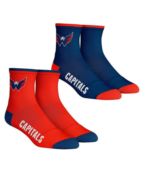 Men's Socks Washington Capitals Core Team 2-Pack Quarter Length Sock Set