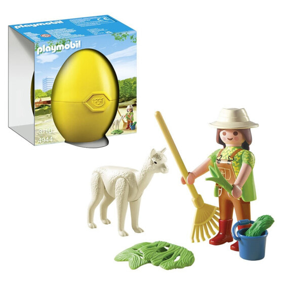 PLAYMOBIL Zookeeper With Alpaca Construction Game