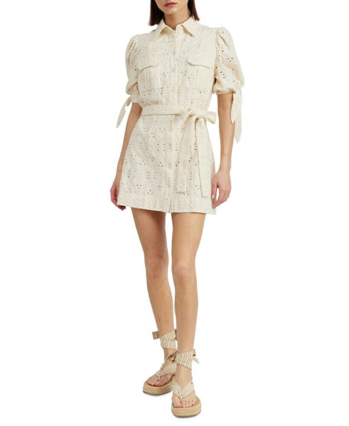 Women's Cordelia Embroidered Eyelet Mini Dress