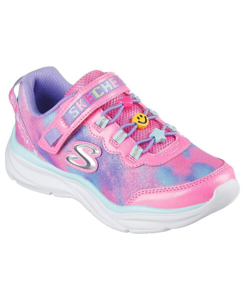 Little Girls' Power Jams - Skech Friends Fastening Strap Casual Sneakers from Finish Line