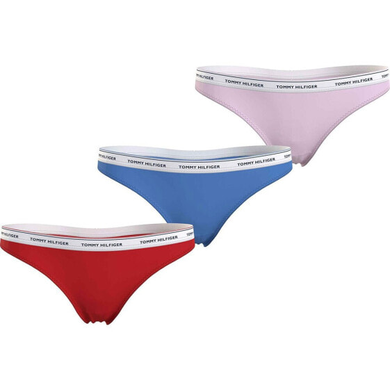 TOMMY HILFIGER UW0UW04894 Premium Essentials Thong 3 units