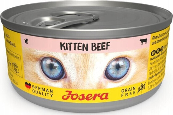 Josera Josera Kitten wołowina puszka dla kotów 200g